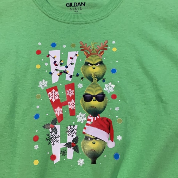 Gildan Other - NWOT Youth size large Grinch tee shirt